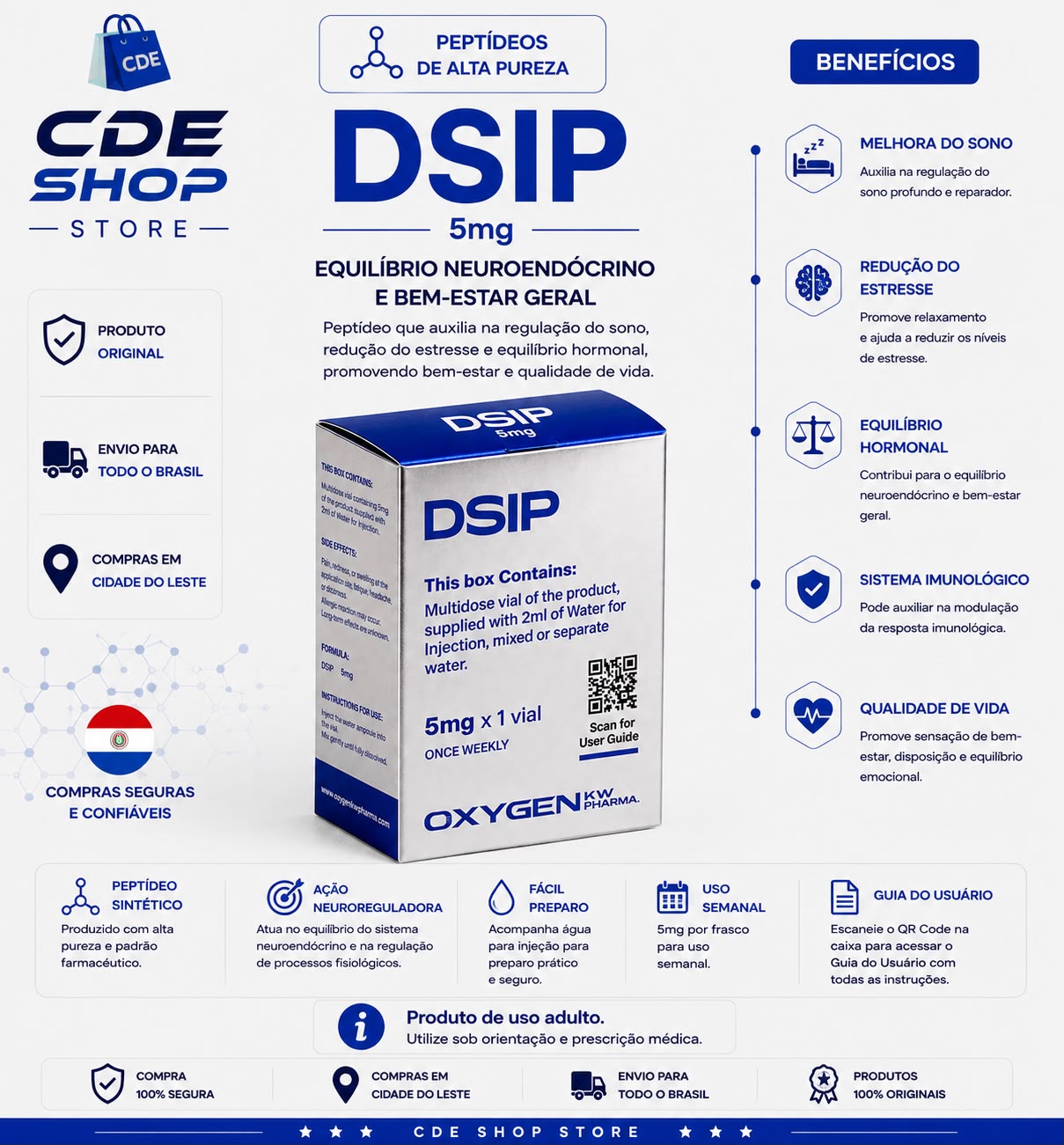 DSIP OXYGEN 5MG