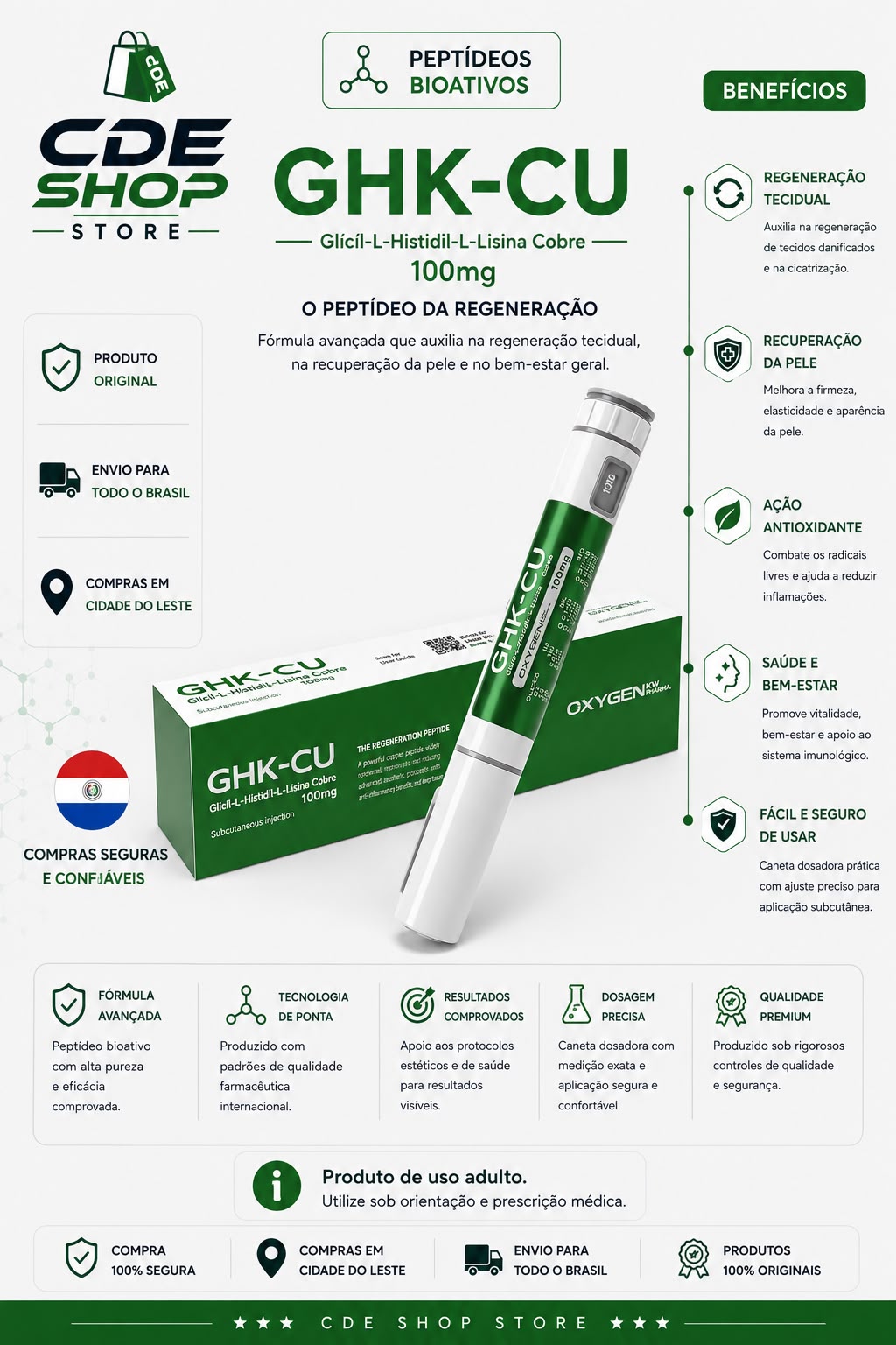 GHK-CU 100MG OXYGEN