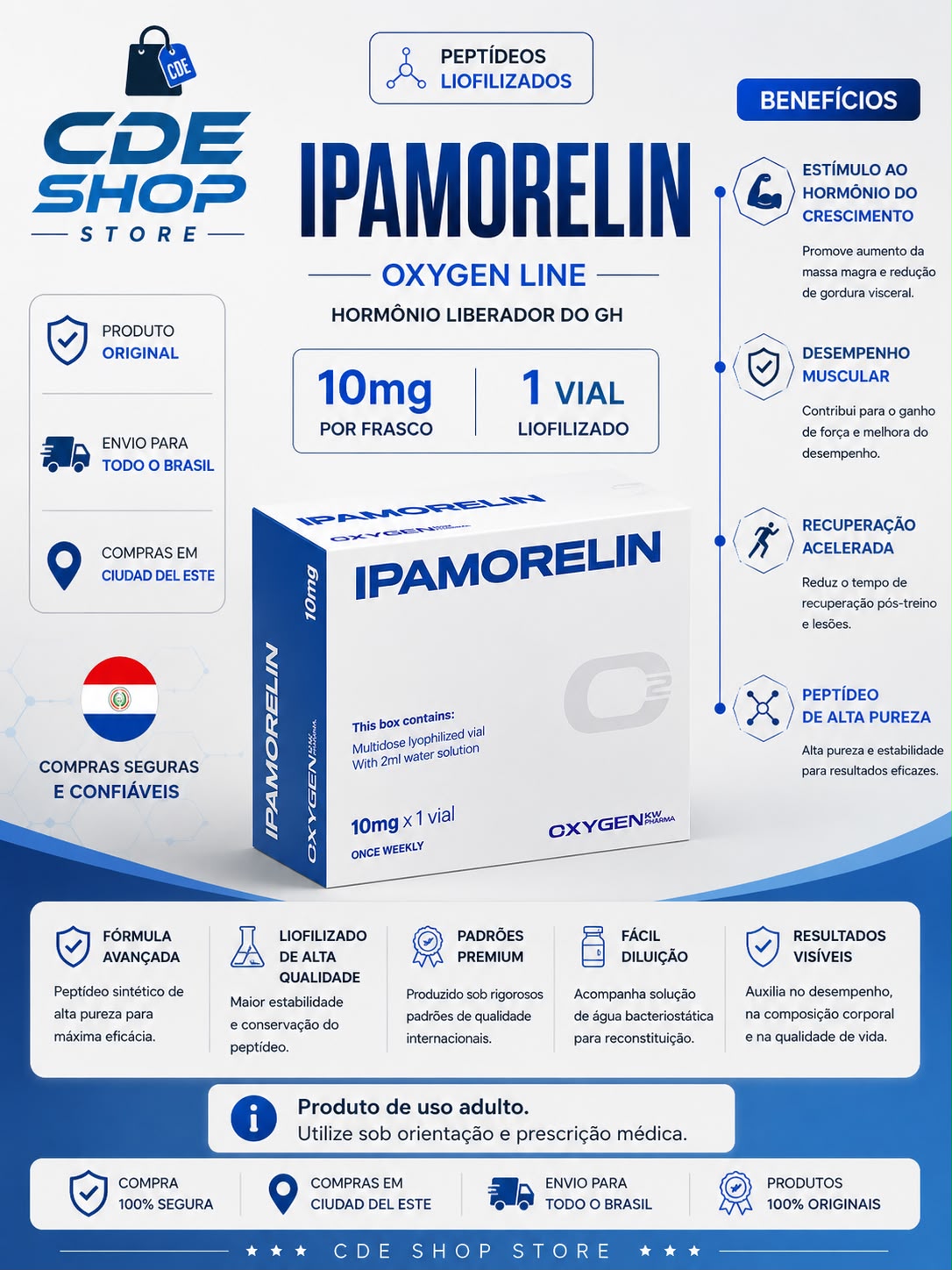 IPAMORELIN OXYGEN 10MG