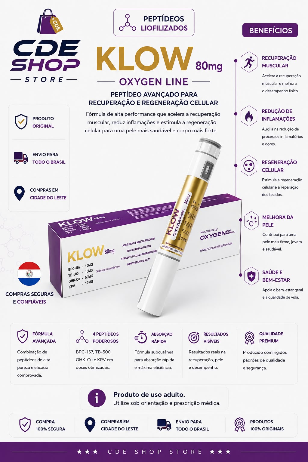 KLOW 80MG OXYGEN (CANETA)