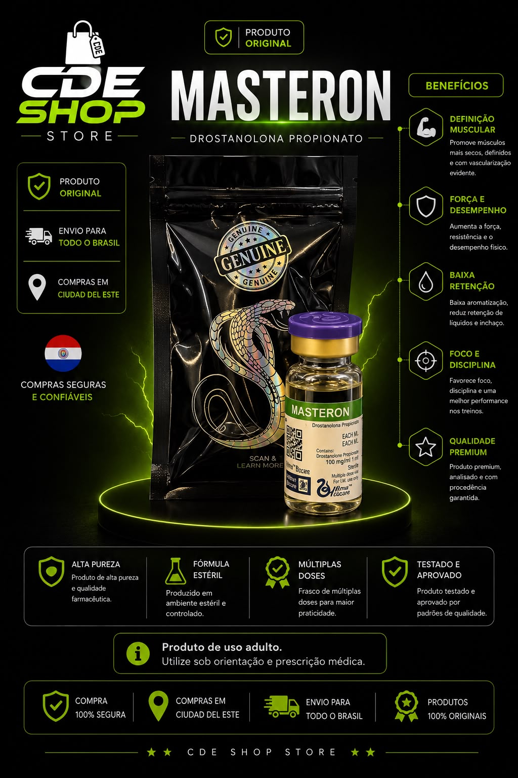 MASTERON MUSCLE PHARMA 10ML