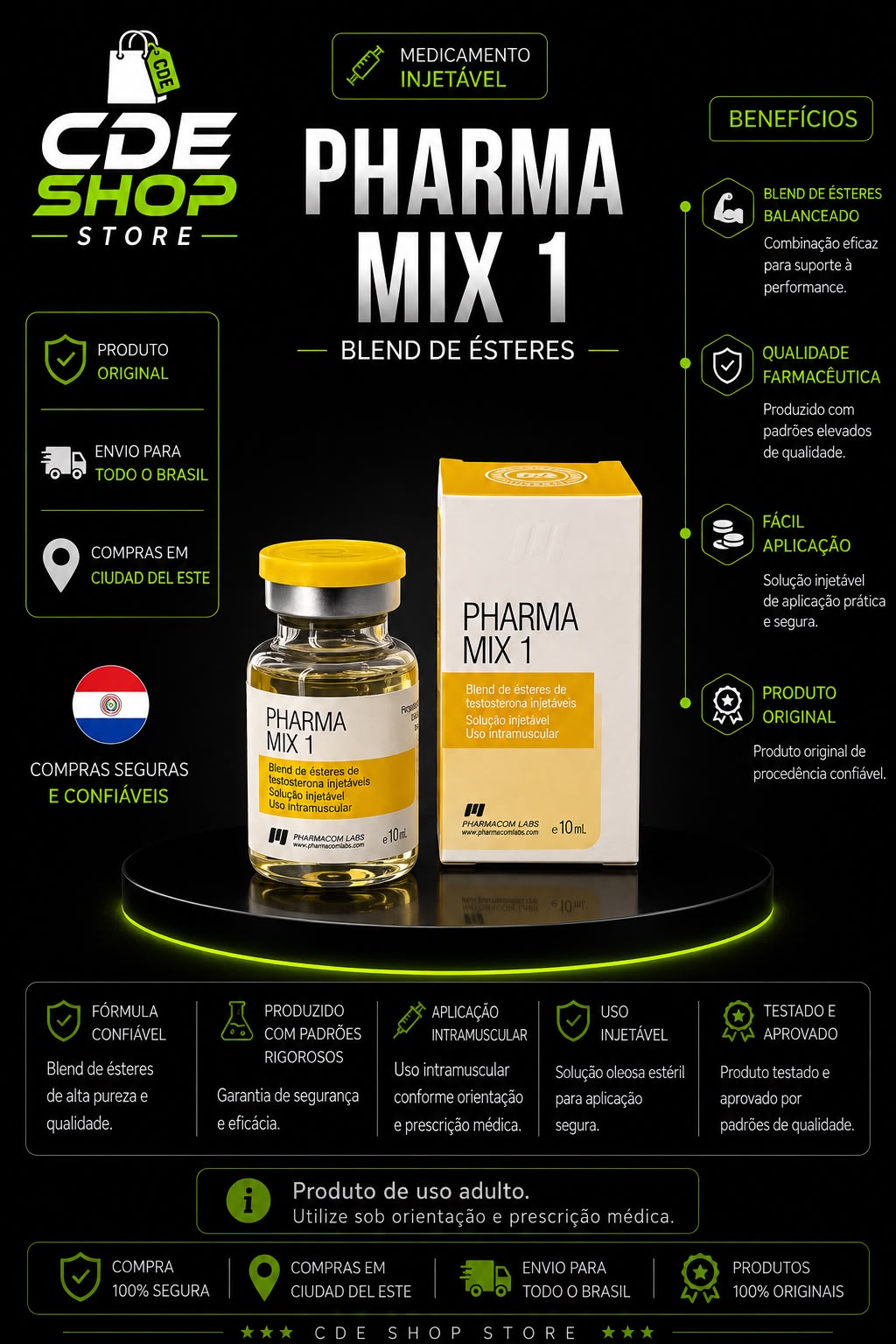 MIX 1 PHARMACOM 450MG/10ML