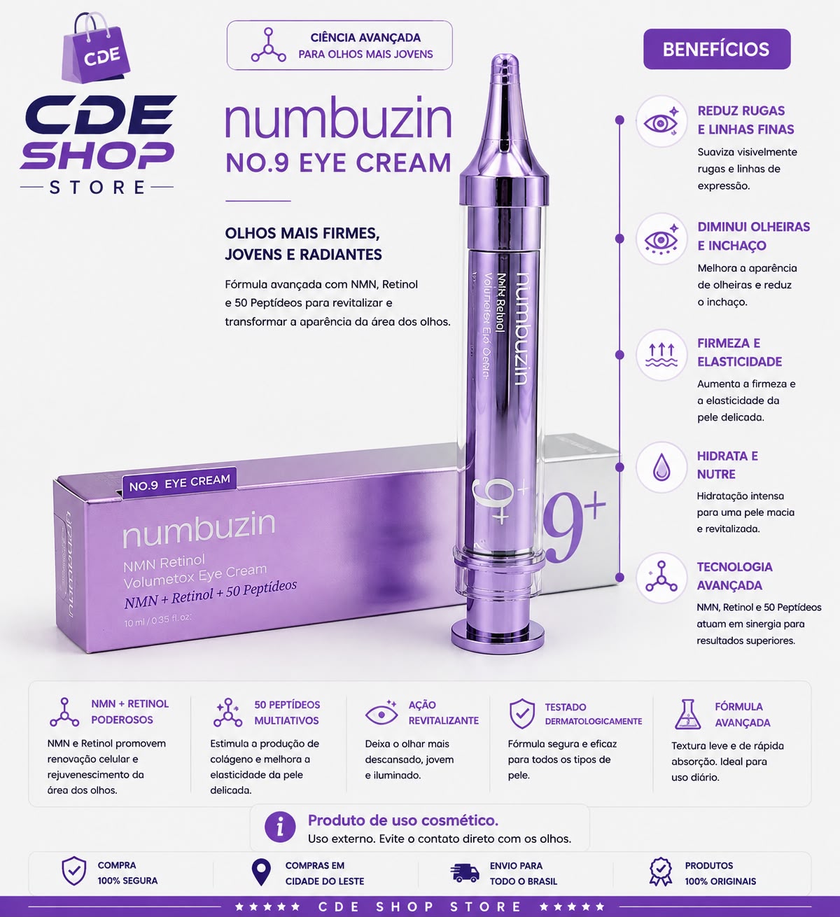 NUMBUZIN No.9 VOLUMETOX EYE CREAM