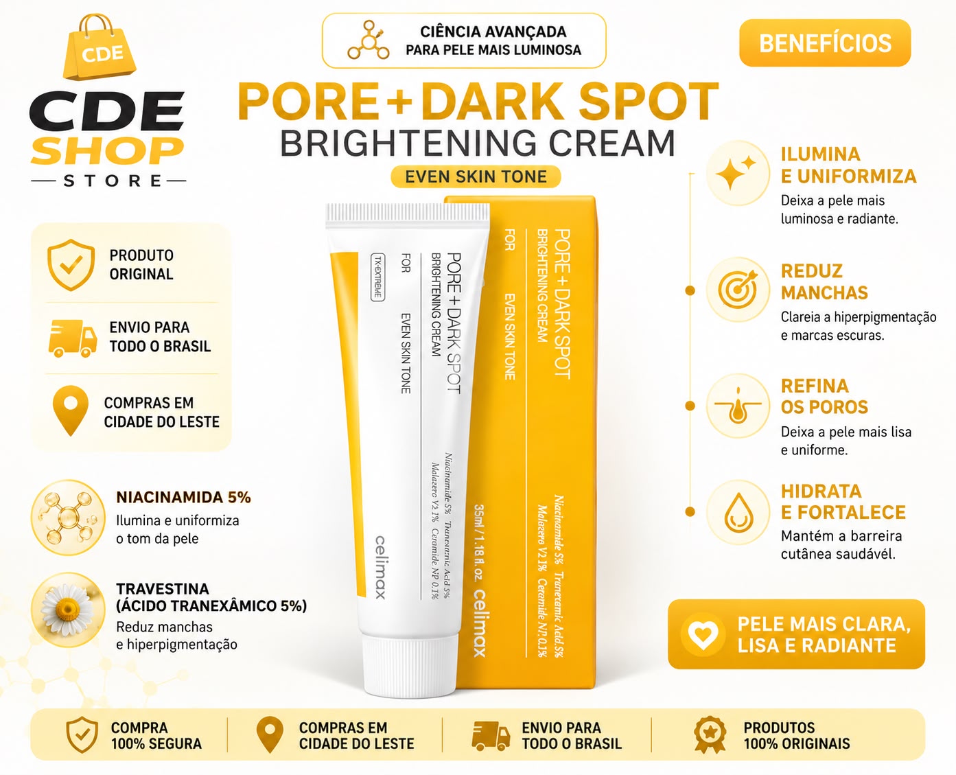 Celimax Pore + Dark Spot Brightening Cream