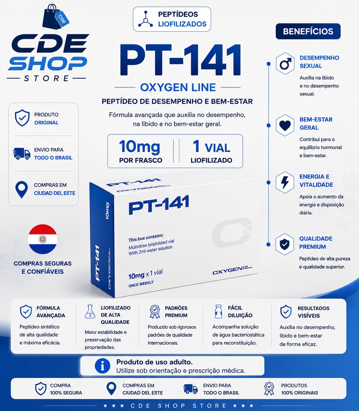 PT-141 10MG OXYGEN