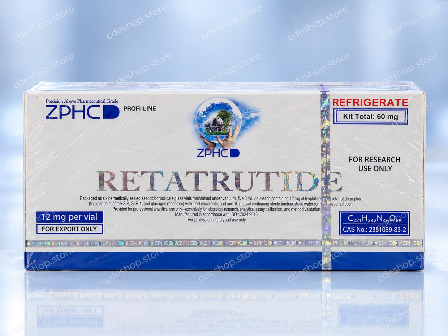 ZPHC RETATRUTIDA 60mg - (12mg x 5 viales)