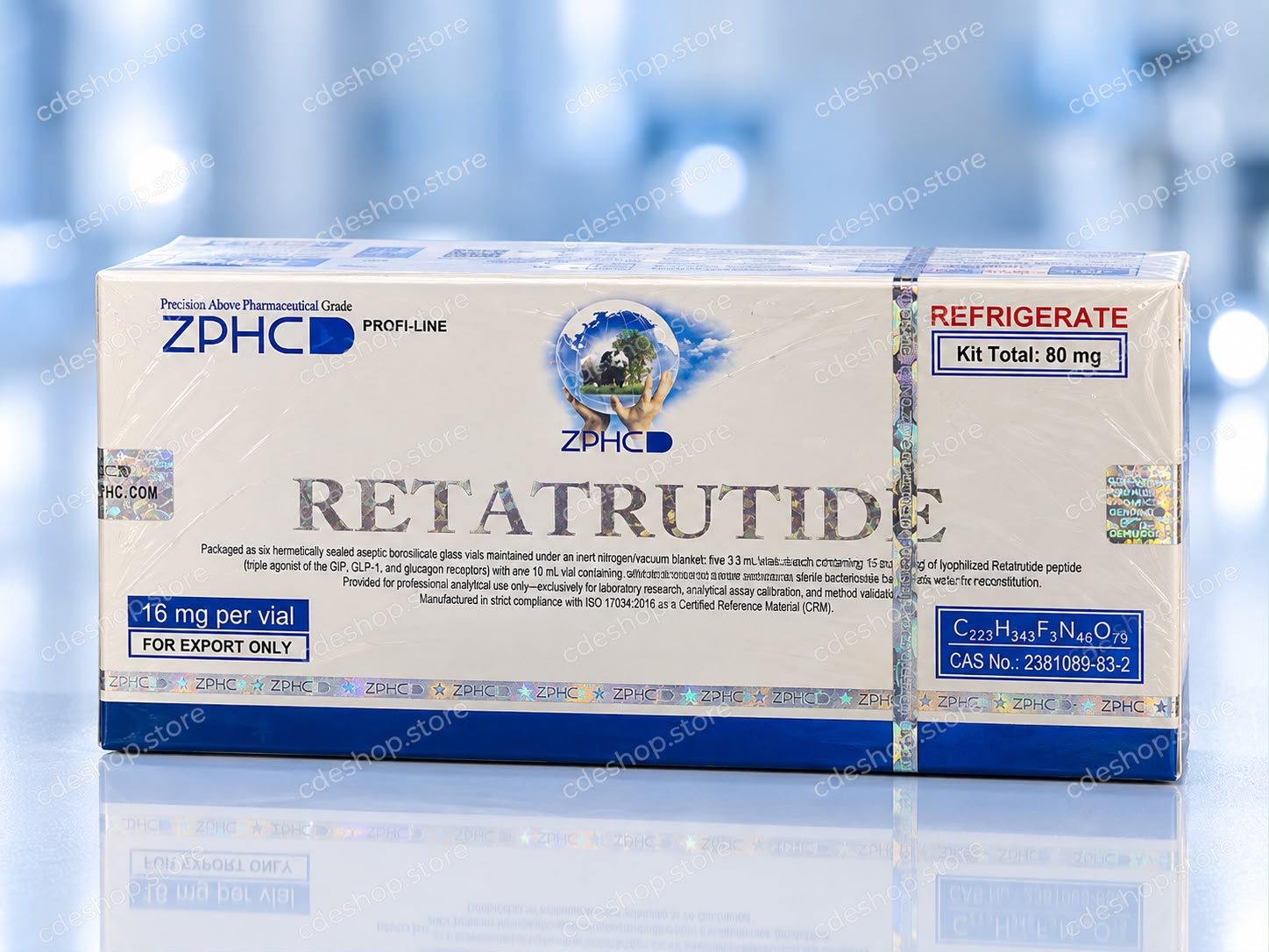 ZPHC Retatrutide 80mg - 5 viales (16mg)