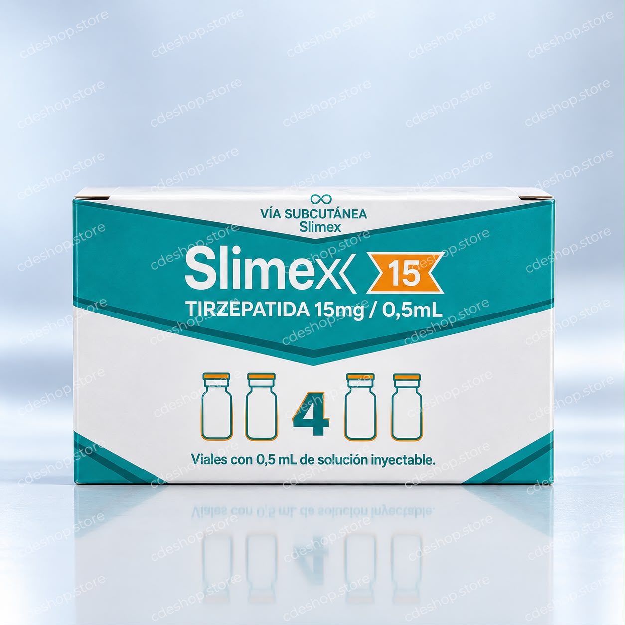 SLIMEX 15MG 4 AMPOLAS (60MG)