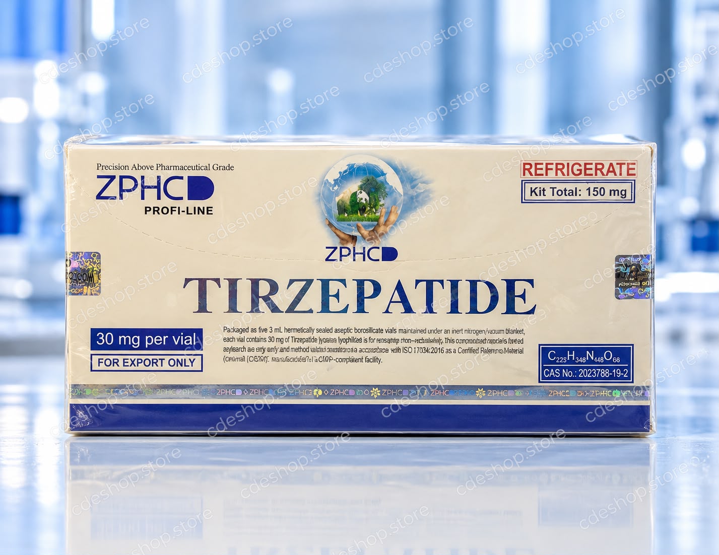 ZPHC TIRZEPATIDE 150MG - (30MG X 5 VIALES)