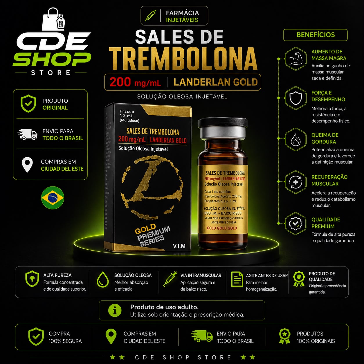 TRITREMBO LANDER GOLD 10ML