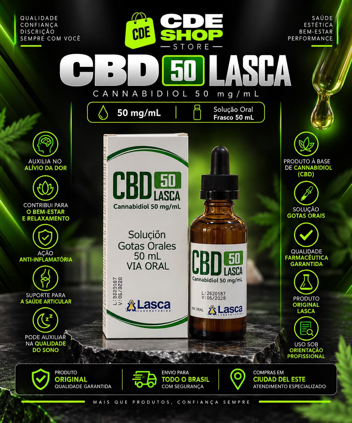 CBD Lasca 50MG (GOTA)