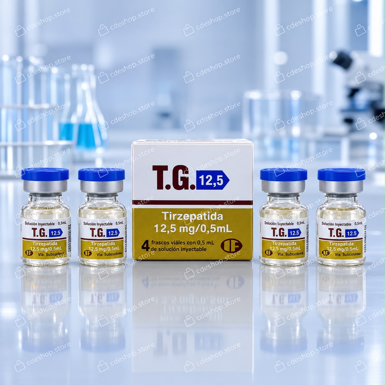 TG 12,5MG 4 AMPOLAS (50MG)