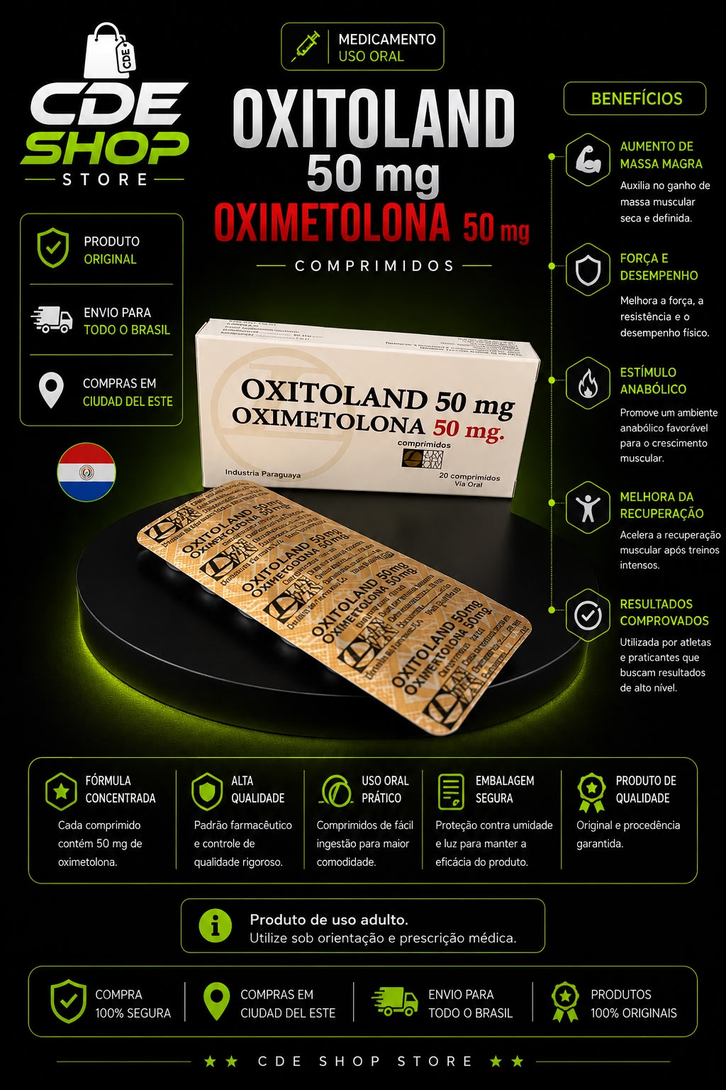 OXYTOLAND HEMOGENIN LANDERLAN 50MG