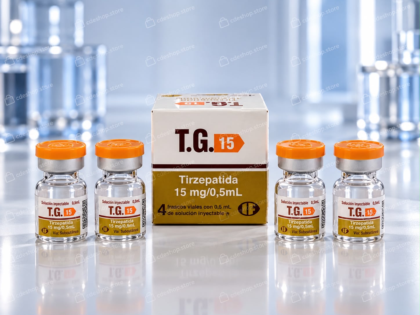 TG 15 MG 4 AMPOLAS (60MG)